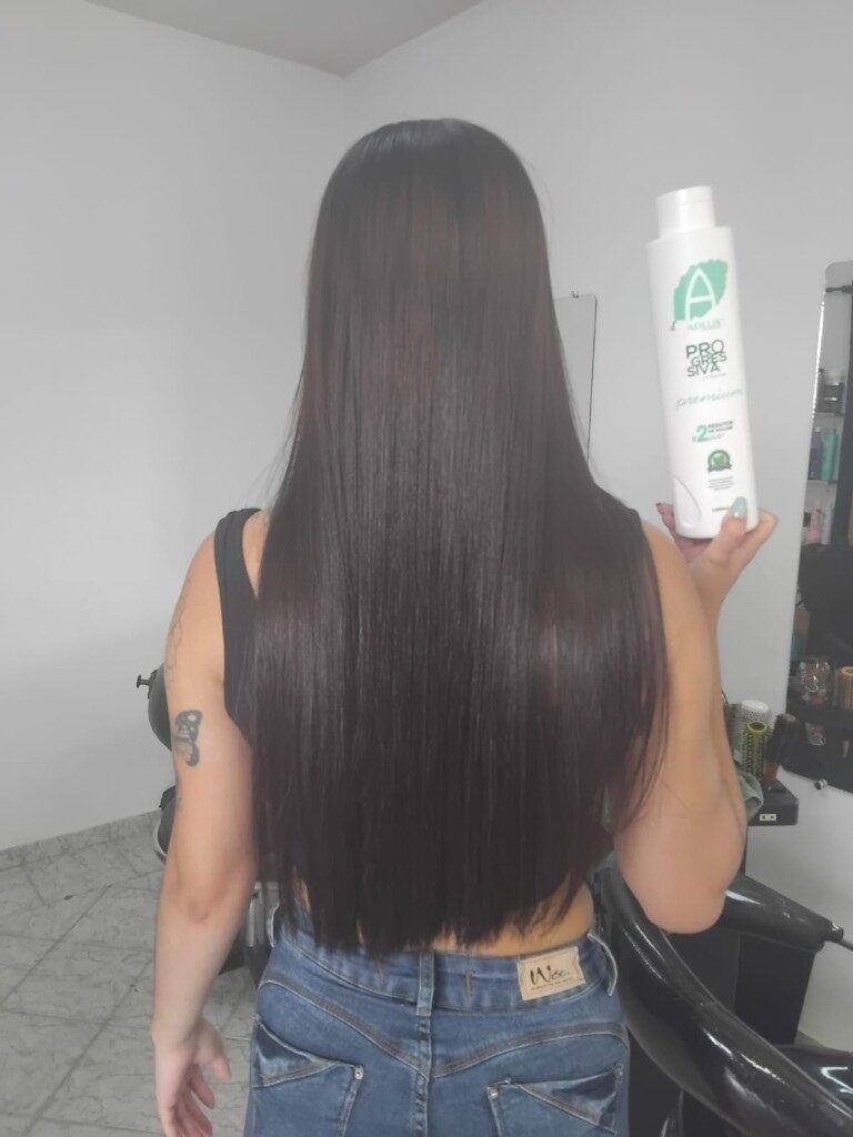 Cabelo longo liso